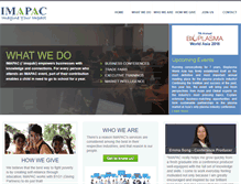 Tablet Screenshot of imapac.com